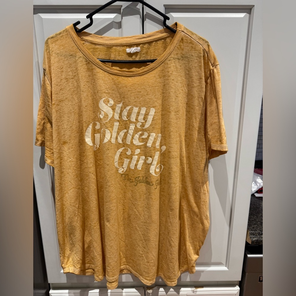 4X Maurices Yellow Short Sleeve Tee